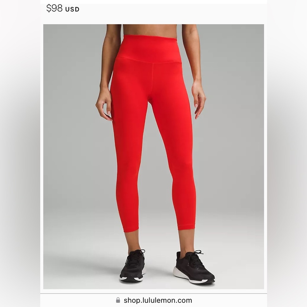 Lululemon size 6 Wunder Train HR Tight 25” NWT